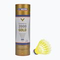 Fluturași de badminton VICTOR Nylon Shuttle 2000 slow 6 buc. yellow 3