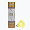 Fluturași de badminton VICTOR Nylon Shuttle 2000 fast 6 buc. yellow