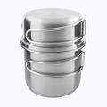 Set de vase turistice Tatonka Handle Mug 500 ml steel