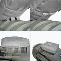 Rucsac de trekking Tatonka Pyrox BC 45 + 10 l stone grey olive 18