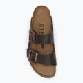 BIRKENSTOCK Arizona NL Narrow maro închis flip-flops 5