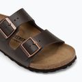 BIRKENSTOCK Arizona NL Narrow maro închis flip-flops 7