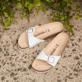 Papuci BIRKENSTOCK Madrid BF Narrow white 3