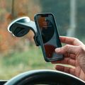 Suport de telefon pentru mașină cu montare pe parbriz SP Connect Suction Mount, negru, 53141 6