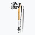Bețe de trekking LEKI Cross Trail FX Superlite alb-negre 6