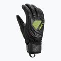 Mănuși de schi pentru bărbați LEKI WCR C-Tech 3D negru gheață/limon 6