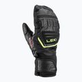 Mănuși de schi pentru copii  LEKI WCR Team 3D Junior Mitt black/ ice lemon 8