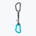 Buclă de cățărare EDELRID Pure Set II 18 cm slate-icemint