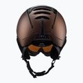 Cască de schi CASCO SP-2 Carbonic Visor maro 07.3733 3