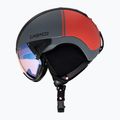 Cască de schi CASCO SP-2 Photomatic Visor structurat gri arsenic / roșu 5