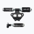 Pompă de bicicletă XLC CO2 PU-M03 + 3 cartușe 16 g argintiu/negru 2