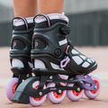 Patine în linie Playlife Lancer 84 pentru femei, negru violet 880274 2