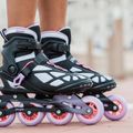 Patine în linie Playlife Lancer 84 pentru femei, negru violet 880274 9