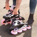 Patine în linie Playlife Lancer 84 pentru femei, negru violet 880274 14