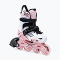 Powerslide Khaan Junior LTD patine pentru copii alb și roz 940672
