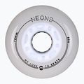 Roți pentru role Powerslide Neons LED 72 mm/85A 4 buc. white