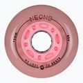 Roți pentru role Powerslide Neons LED 72 mm/85 A 4 buc. rose