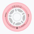 Roți pentru role Powerslide Neons LED 84 mm/85A 4 buc. rose
