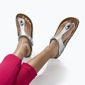 Șlapi BIRKENSTOCK Gizeh Birko-Flor Narrow silver 8