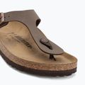 Șlapi BIRKENSTOCK Gizeh Birkibuc Narrow mocca 7