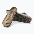 Șlapi BIRKENSTOCK Gizeh Birkibuc Narrow stone 12