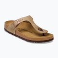 Șlapi BIRKENSTOCK Gizeh Oiled Leather tabacco brown