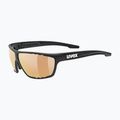 Ochelari de soare UVEX Sportstyle 706 CV V black matt/litemirror red