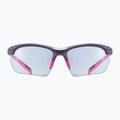 Ochelari de soare UVEX Sportstyle 802 V Small purple pink matt/smoke 2