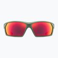 Ochelari de soare UVEX Sportstyle 225 verde măsliniu mat/argintiu oglindă 53/2/025/7716 6