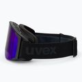 Ochelari de schi  UVEX G.gl 3000 TO black matt/mirror blue/lasergold lite/clear 4