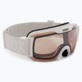Ochelari de schi pentru femei UVEX Downhill 2000 S V, alb, 55/0/448/10