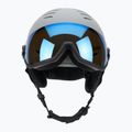Cască de schi UVEX Wanted Visor rhino matt/mirror blue/smoke 10