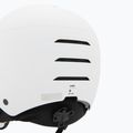 Cască de schi pentru copii UVEX Rocket Visor Jr white/black matt/mirror blue/smoke 8