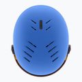 Cască de schi pentru copii  UVEX Rocket Visor Jr blue matt/mirror blue/smoke 4