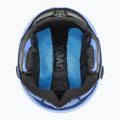 Cască de schi pentru copii  UVEX Rocket Visor Jr blue matt/mirror blue/smoke 5