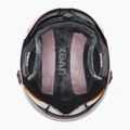 Cască de schi pentru copii  UVEX Rocket Visor Jr pink confetti matt/mirror silver/lasergold lite 5