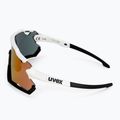 Ochelari de protecție pentru bicicletă UVEX Sportstyle 228 alb negru/roșu oglindă 53/2/067/8206 4
