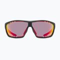 Ochelari de soare UVEX Sportstyle 706 black/moss matt/mirror red 3