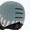 Cască de schi pentru copii  UVEX Rocket Visor Jr rhino/blush matt/mirror silver/lasergold lite 8