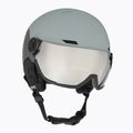 Cască de schi UVEX Wanted Visor glacier/rhino mat/mirror silver smoke