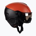 Cască de schi UVEX Instinct Visor negru/roșu 56/6/260/7005