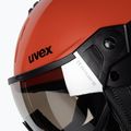 Cască de schi UVEX Instinct Visor negru/roșu 56/6/260/7005 6