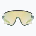 UVEX Sportstyle 236 Set de ochelari de ciclism verde mușchi, negru mat/galben oglindă 53/3/004/7216 8