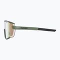 UVEX Sportstyle 236 Set de ochelari de ciclism verde mușchi, negru mat/galben oglindă 53/3/004/7216 9
