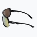 Ochelari de protecție pentru bicicletă UVEX Sportstyle 235 P negru mat/galben oglindă 53/3/032/2230 4