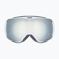 Ochelari de schi pentru femei UVEX Downhill 2100 CV WE S2 albastru arctic mat/albastru mat/alb cu oglindă/verde colorvision 2