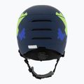 Cască de schi pentru copii  UVEX Rocket Visor Jr blue puzzle matt/mirror blue/smoke 4
