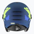 Cască de schi pentru copii  UVEX Rocket Visor Jr blue puzzle matt/mirror blue/smoke 3