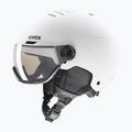 Cască de schi UVEX Wanted Visor Pro V alb mat/variomatc smoke 6