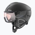 Cască de schi UVEX Instinct Visor PRO V black matt/silver/silver 3